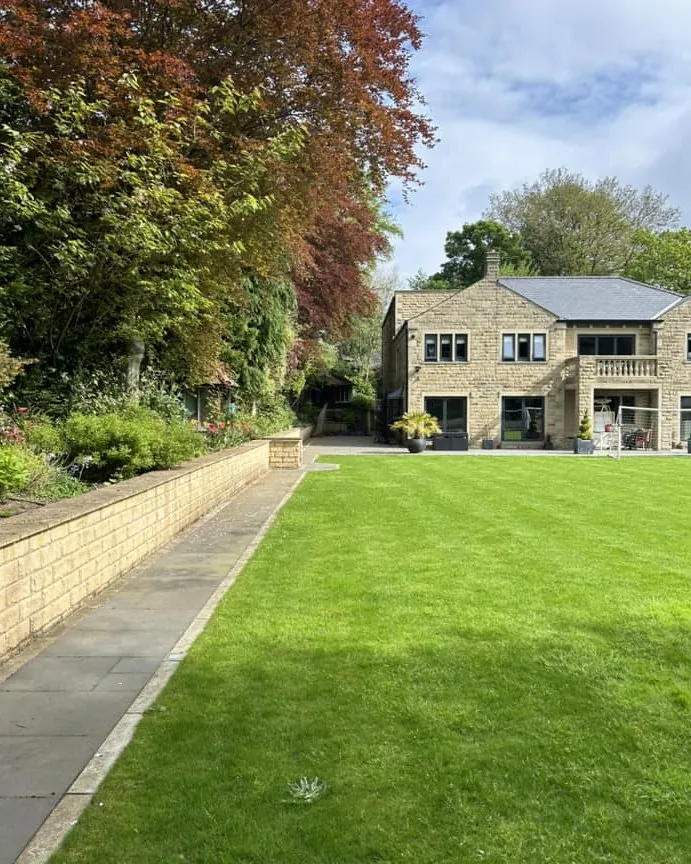 Striped lawn premium garden maintenance